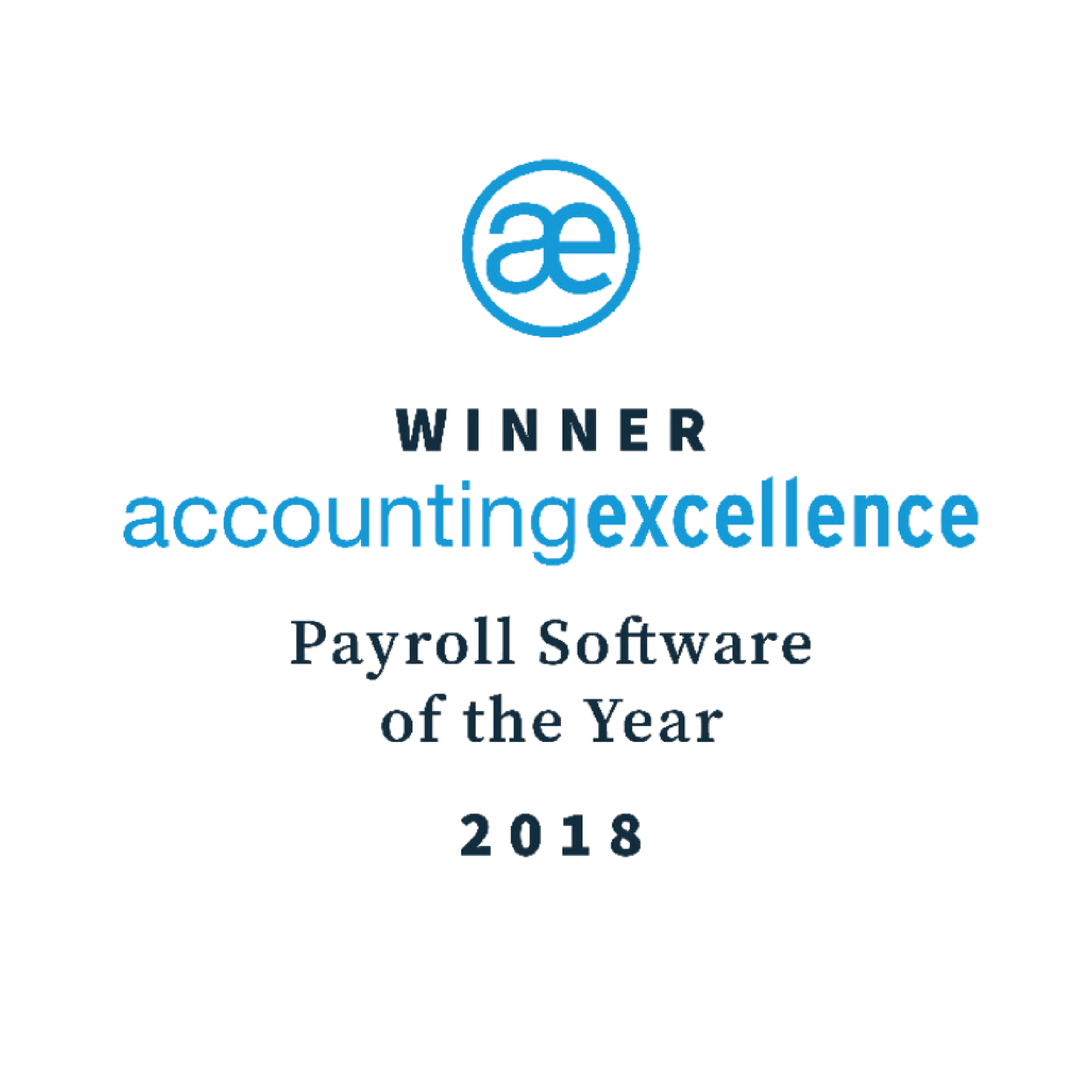 Accounting Excellence Payroll Software of the Year 2018