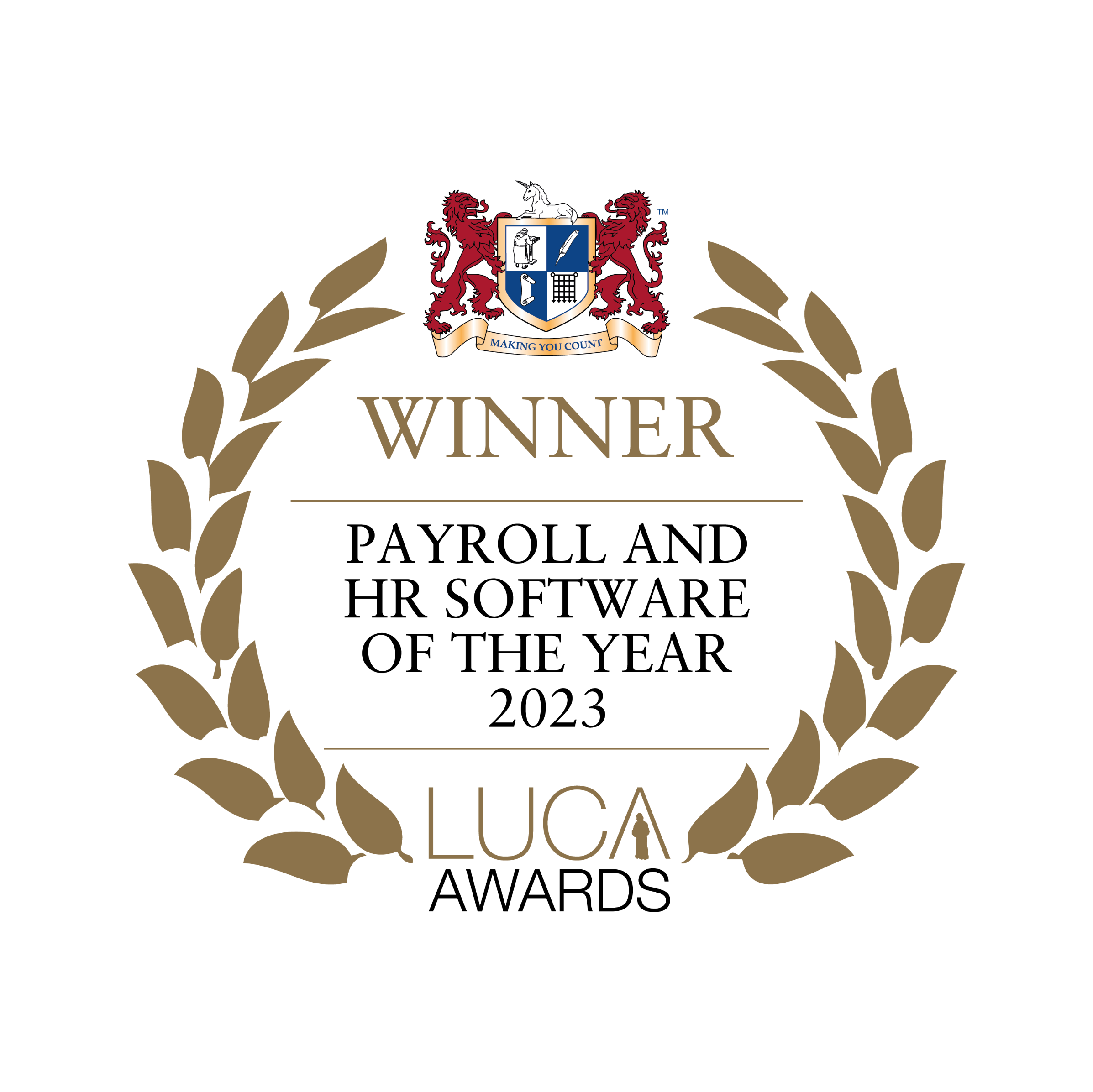 Payroll and HR Software of the Year 2023 LUCA Awards