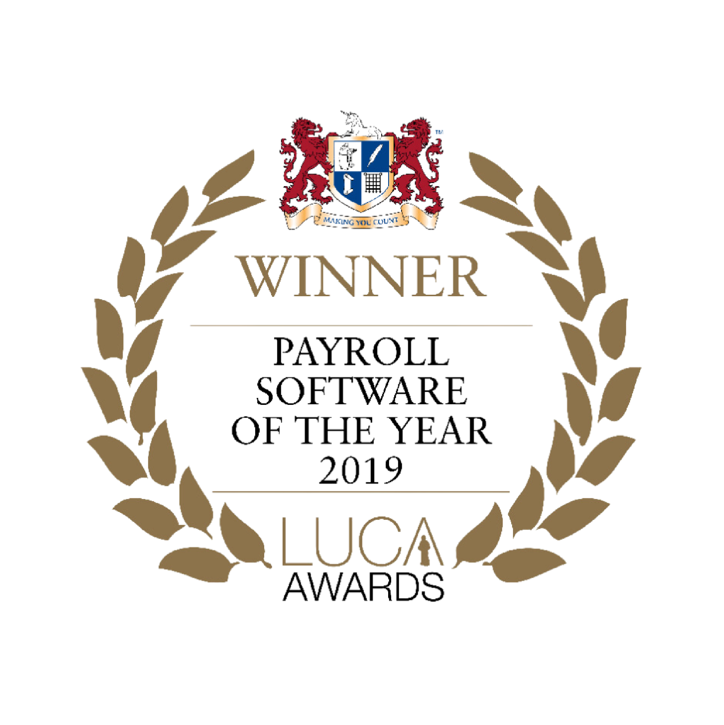 Payroll Software of the Year 2019 LUCA Awards